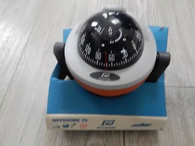 Plastimo Offshore 75 Compass With Universal Nylon Bracket Suit Vessel 15 To 25ft • £32