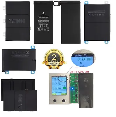 Internal Li-ion Battery Replacement For IPad Mini 1 2 IPad 2 3 4 5 6 Air 1 2 • $12.49