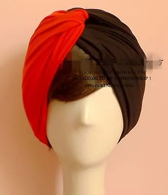 Women 60' 70' Retro Look Hippie Boho Bohemian Funky Bandana Hair Headband Wrap  • $7.85