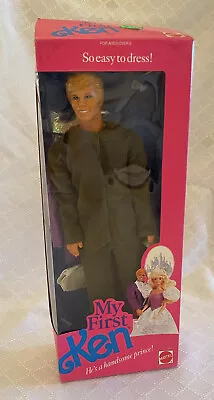 NEW Vintage 1989 My First Ken Doll 9940 Mattel Barbie Prince Costume NRFB • $36