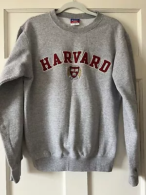 Vintage HARVARD University Crewneck Sweatshirt By Champion Size Small • $80