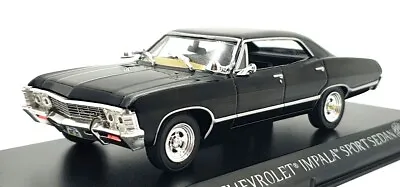Greenlight 1/43 Scale 86443 - 1967 Chevrolet Impala Sport Sedan - Black • $96.79