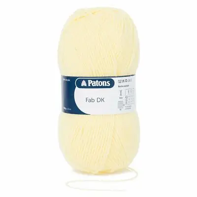 £3.75 • Buy Patons FAB DK Double Knit Wool 100g - Knitting Yarn - All Colours