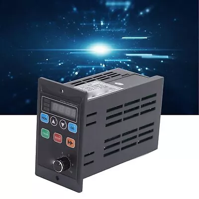 750W 4A Variable Frequency Drive VFD Electric Motor Speed Regulator 1PH 176-264V • £40.31