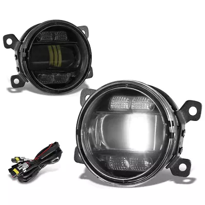 Fit 05-22 Ranger Mustang CR-V Pilot Tinted Lens LED Projector Fog Lights Lamps • $69.88