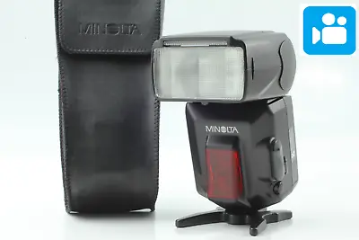 🎦VIDEO👀[MINT] Minolta Program 5600HS (D) Shoe Mount Flash Maxxum From JAPAN • $127.49