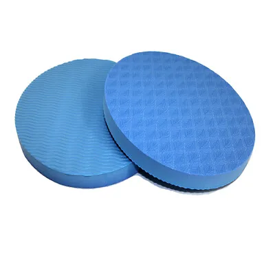 1pair Thick Round EVA Foam Yoga Knee Pad Elbow Fitness Non-Slip Mat Durable • $7.99