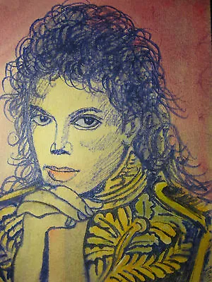 Colored Pencils Painting   Michael Jackson   • $35