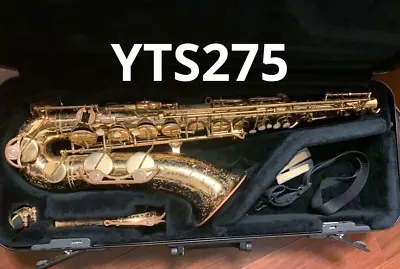 YAMAHA YTS-275 Tenor Saxophone With Hard Case Sax Holder • £623.74