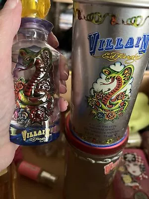 ED HARDY Men's Villain 2.5 Oz Eau De Toilette Spray - New In Tin • $22.99