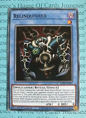 Relinquished LDS1-EN047 Common Yu-Gi-Oh Card 1st Edition New • £0.99