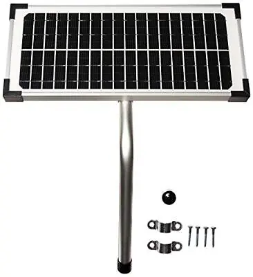 10 Watt Solar Panel Kit FM123 For Mighty Mule Automatic Gate Openers Black Cell • $134.20