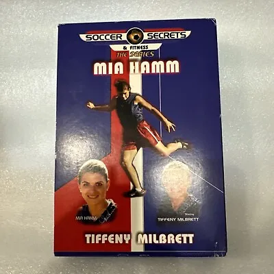 Soccer Secrets Box Set Mia Hamm Tiffeny Milbrett  3 DVD COLLECTION With Poster • $14.99