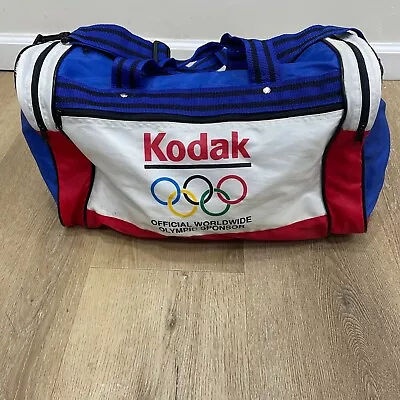 Vintage Kodak Olympics Bag Red White Blue • $14.95