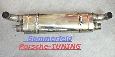 Porsche 997 Turbo MK2 Sports Exhaust Tube Style Sport Sound Exhaust Muffler +108db • $2031.55