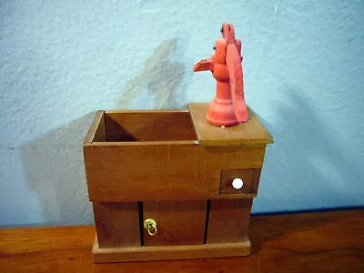 Dollhouse 1:12 Scale  Messer?? Shackman Dry Sink W Pump Drawer Cabinet • $22