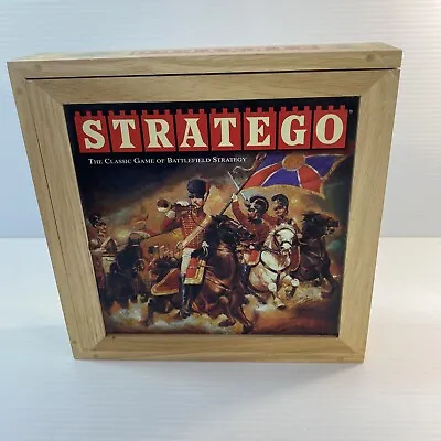 $26 • Buy STRATEGO Board Game Nostalgia Series Battlefield Strategy /wooden Box / Complete