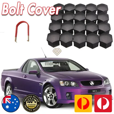 $39.99 • Buy Black Wheel Nut Lug Caps Covers For HSV Holden VE Commodore WM VF