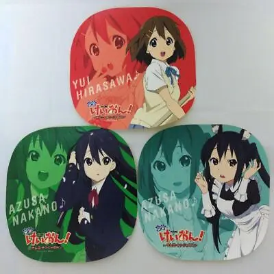 K-ON! Goods Namco Namjatown Mouse Pad Type Sticker Yui Azusa Set Lot Of 3 • $111.76