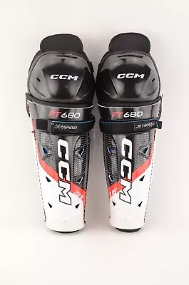 CCM Jetspeed FT 680 Ice Hockey Shin Guards Senior Size 15 (0418-0256) • $80