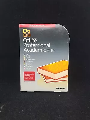 Microsoft Office Professional Academic 2010 DVD W/ Keys Tested • $35