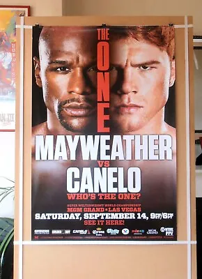 FLOYD MAYWEATHER JR Vs. CANELO ALVAREZ : Original CCTV Boxing Fight Poster 30D • $105.79