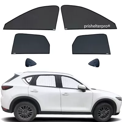 Fit For Mazda CX-5 2017-2024 Side Window Black Silver Camp Privacy Sunshade 6pcs • $68.37