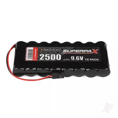 £18.99 • Buy Radient NiMH 9.6V 2500mAh AA Flat Tx Transmitter Battery Pack W/ JR Plug