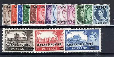 Qatar 1957 Sg1-15  M/m • $9.96