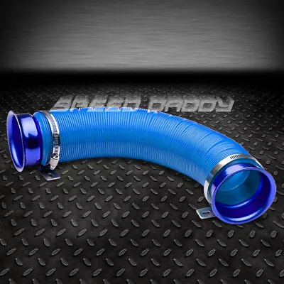 3  Adjustable/flexible Short Ram/cold Air Intake/turbo Duct Tube Pipe Hose Blue • $15.99