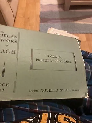 Js Bach Organ Works Book 10 - Novello - Acceptable Condition • £7.50