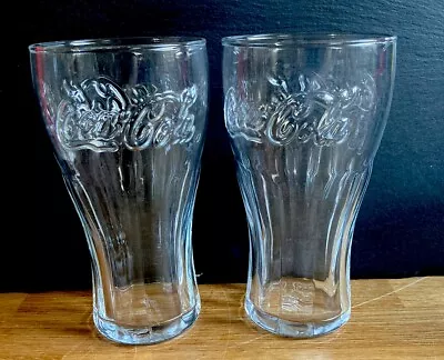 2 X New Giant 22Oz Pint Coca Cola Coke Glasses Pub Bar Mancave • £14.99