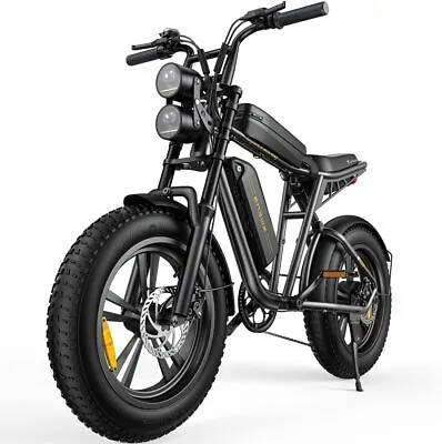 ENGWE M20 Mountain Bike 20 Inch MTB Dual Suspension Long Range E-bike BLACK • $1979