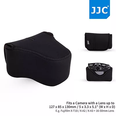 Camera Pouch Case Bag For Fujifilm X-T30 X-T20 X-T10 + 16-50mm 18-55mm 50mm Lens • $23.09