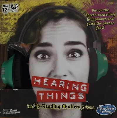 $12.99 • Buy Hearing Things-Lip Reading Challenge Game! Are Your Lip Reading Skills The Best?