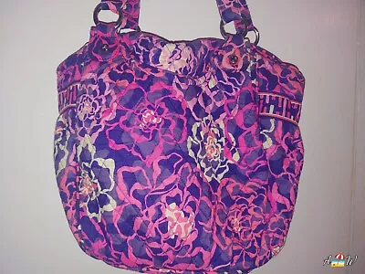 VERA BRADLEY Glenna Shoulder Tote Bag + Matching Wallet GUC FREE SHIPPING • $45