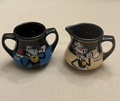 Disney Theme Parks - Mickey's Really Swell - Coffee Creamer & Sugar Set • $44