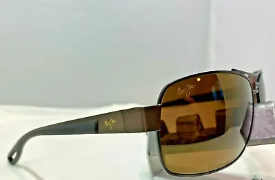 Maui Jim Ola Mj 764-25m Matte Brown Hcl Bronze Polarized Aviator Sunglasses 9.9 • $130