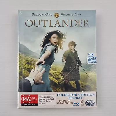 $24 • Buy Outlander Season 1 Volume 1 Collector's Edition Blu-ray Sealed Includes Book