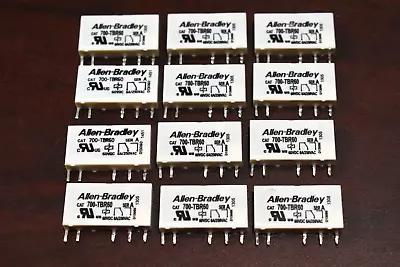 [Lot Of 12] Allen Bradley 700-TBR60 Ser. A Replacement Relay 60VDC 6A/250VAC • $239.99