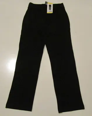 NWT Womens MATTY M Pull On Straight Leg Dress Pants Stretch Black Size Small • $22.95
