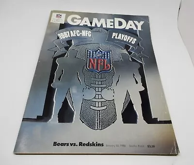 Chicago Bears Vs. Washington Redskins 1987 NFC Playoffs GameDay Magazine • $5.99