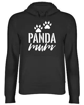 Panda Mum Mens Womens Hooded Top Hoodie • £17.99