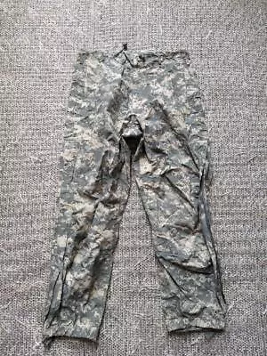 GORE-TEX Us Army GEN III Camouflage Pants S (34-36) Rain Shell ECWCS Military • $129.95