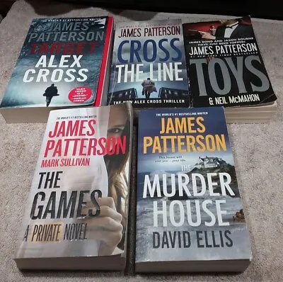 James Patterson: Toys Target Games Cross The Line Murder House - Paperbacks • $5.40