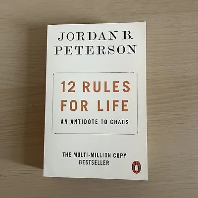 12 Rules For Life: An Antidote To Chaos By Jordan B. Peterson • $5