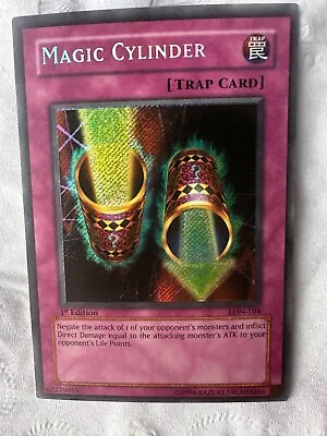 Yugioh Magic Cylinder Lon-104 1st Edition Holo Never Played Nm Actual Pics • $28.99