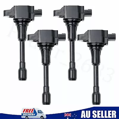 4pc Ignition Coils Pack For Nissan Altima Sentra Rogue 2.5L 22448-JA00A UF549 AU • $110.99