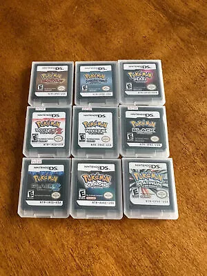 Pokemon HeartGold SoulSilver Game Cartridge For Nintendo DS 3DS US FREE SHIP • $49.99