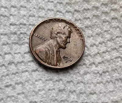 1961 D Lincoln Penny. Errors On Top Rim &  L  In Liberty On Edge & More. RARE! • $800